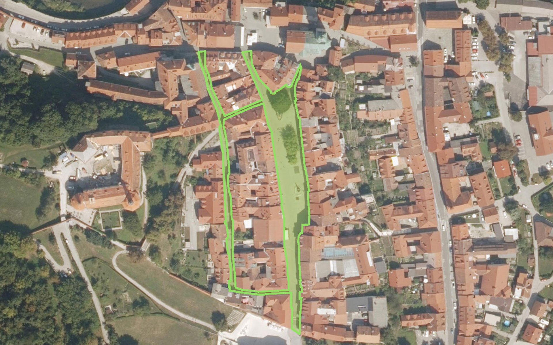 Skofja-Loka_Mestni-trg_Klobovsova_obmocje